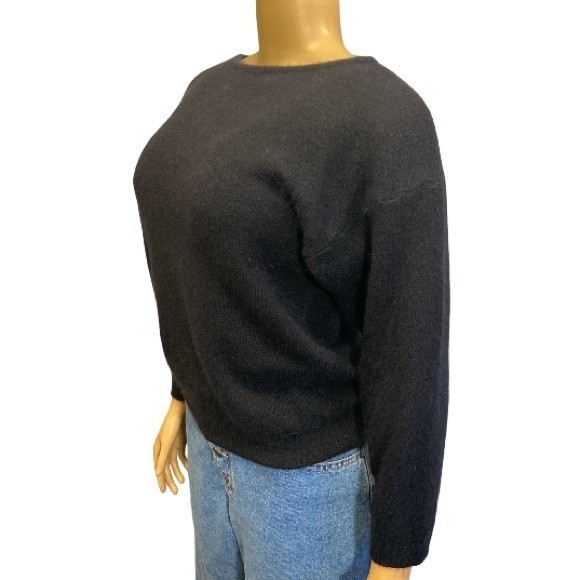 Vintage Lydia Jane Ltd Sweater Lambswool and Angora Classic and Timeless Black M - Picture 7 of 14